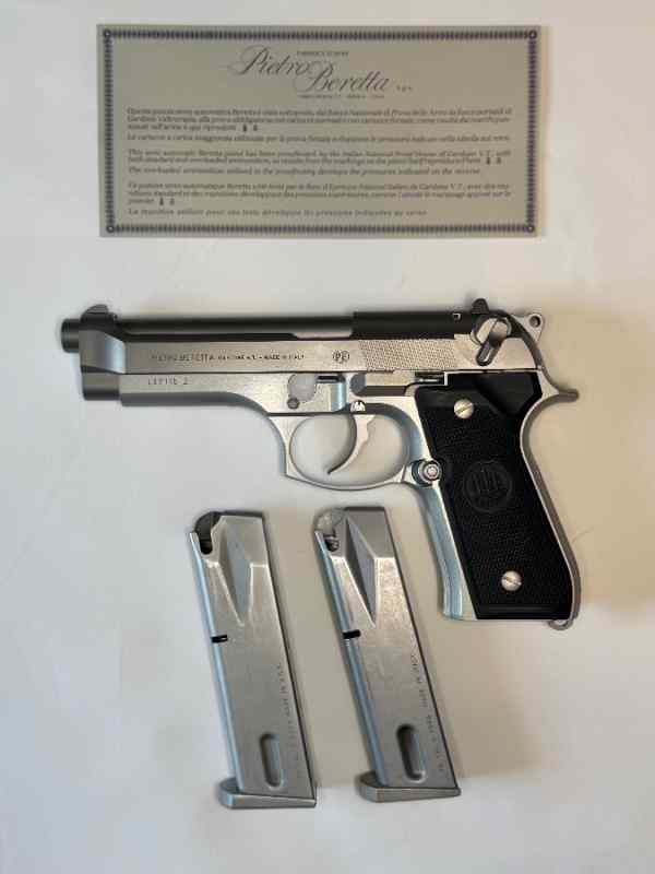 Rare** Unfired 1994 Beretta 92FS Ghost Inox OBO