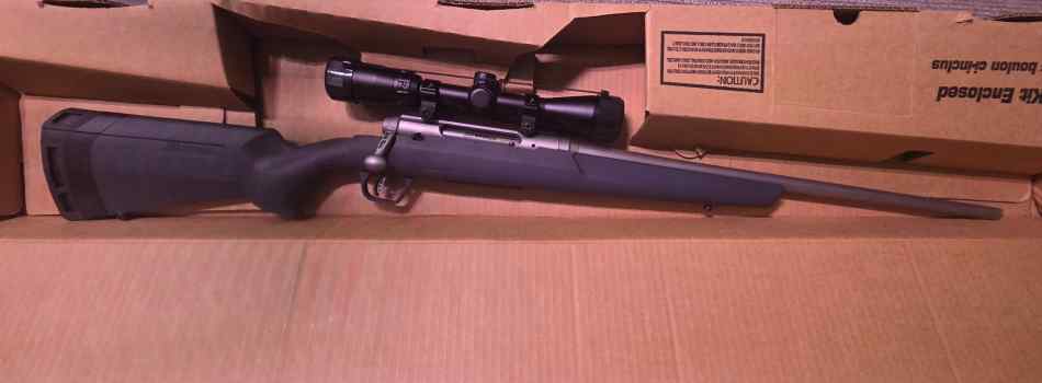 Savage axis II XP .308win gray stock &amp; SS barrel